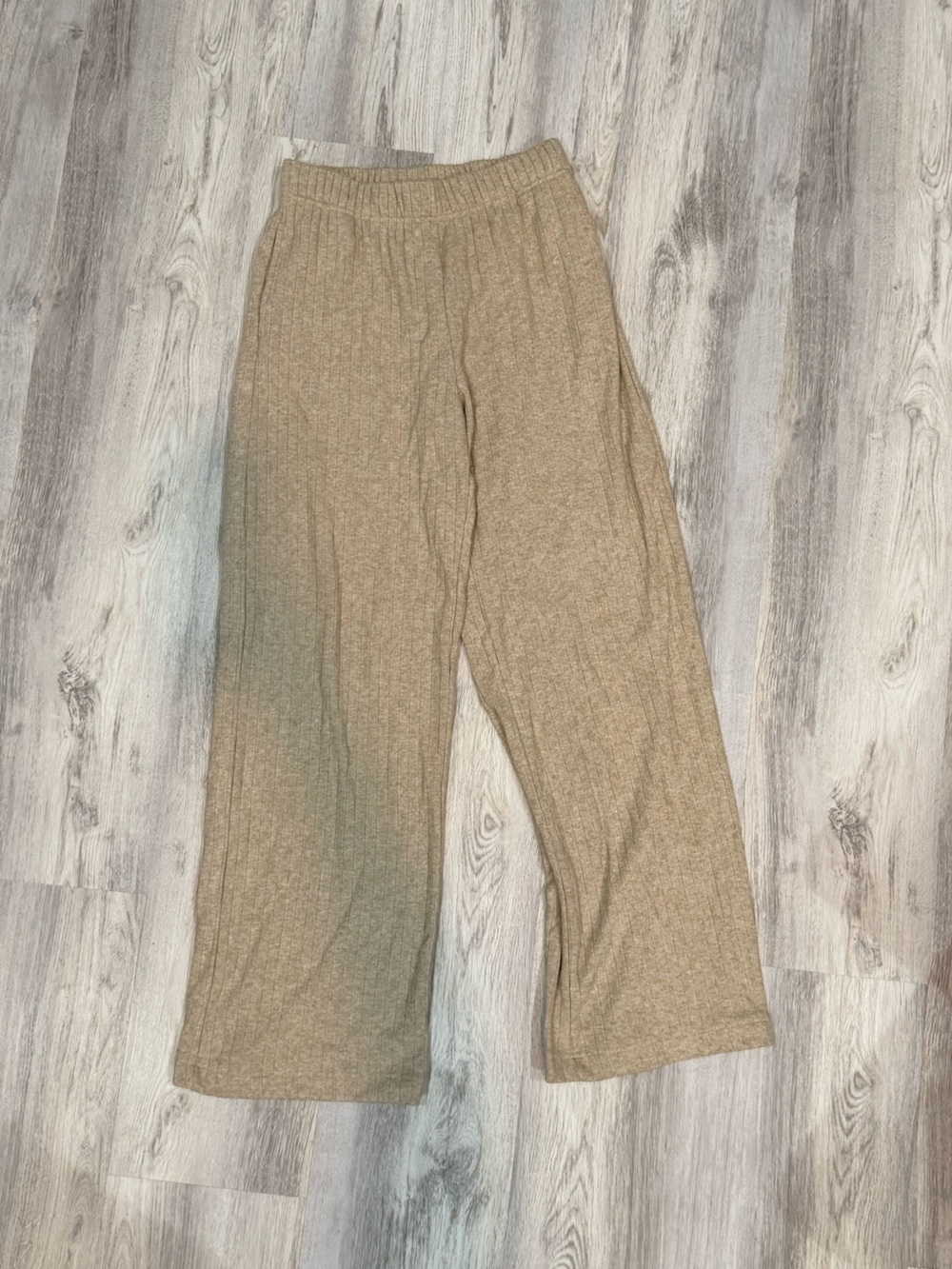 White Fox Wide Leg Lounge Pants